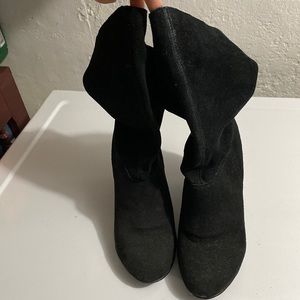 Chinese Laundery Black Suede Boots